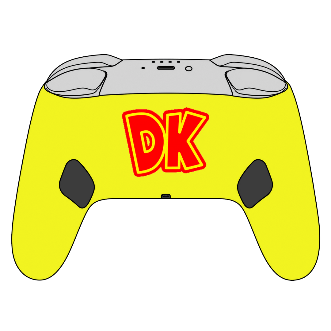Custom Airbrush Painted Controller Nintendo Switch 2 Two -  DK SSBU Smash Bros Platform Gaming Video Games 