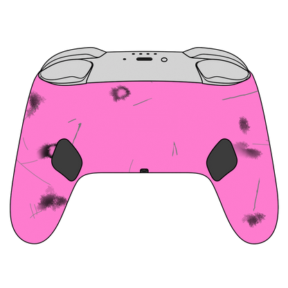 Custom Airbrush Painted Controller Nintendo Switch 2 Two - D.VA Overwatch Nerf This Bunny FPS First Person Shooter