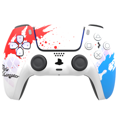 Custom Controller Sony Playstation 5 PS5 - Daddy's Lil Monster Harley Quinn DC