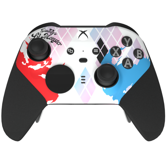 Custom Controller Microsoft Xbox One Series 2 Elite - Daddy's Lil Monster Harley Quinn