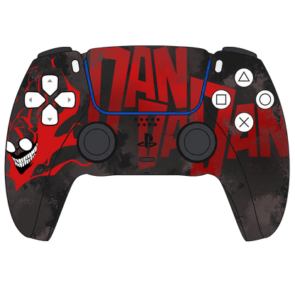 Custom Airbrush Painted Sony PlayStation 5 PS5 - Anime Dandadan Animation action Cool