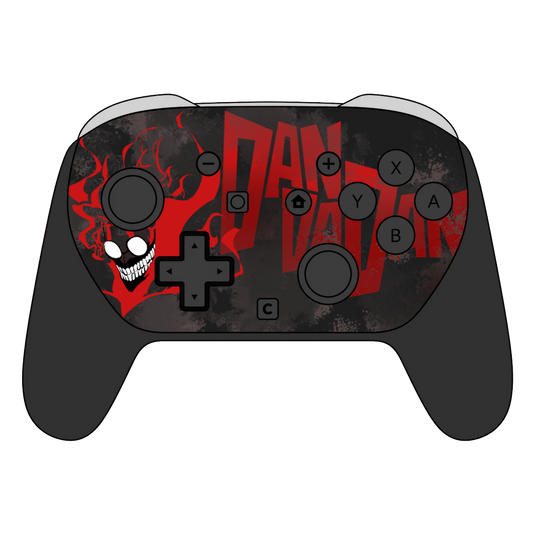 Custom Airbrush Painted Controller Nintendo Switch 2 Two - Anime Dandadan Animation action Cool