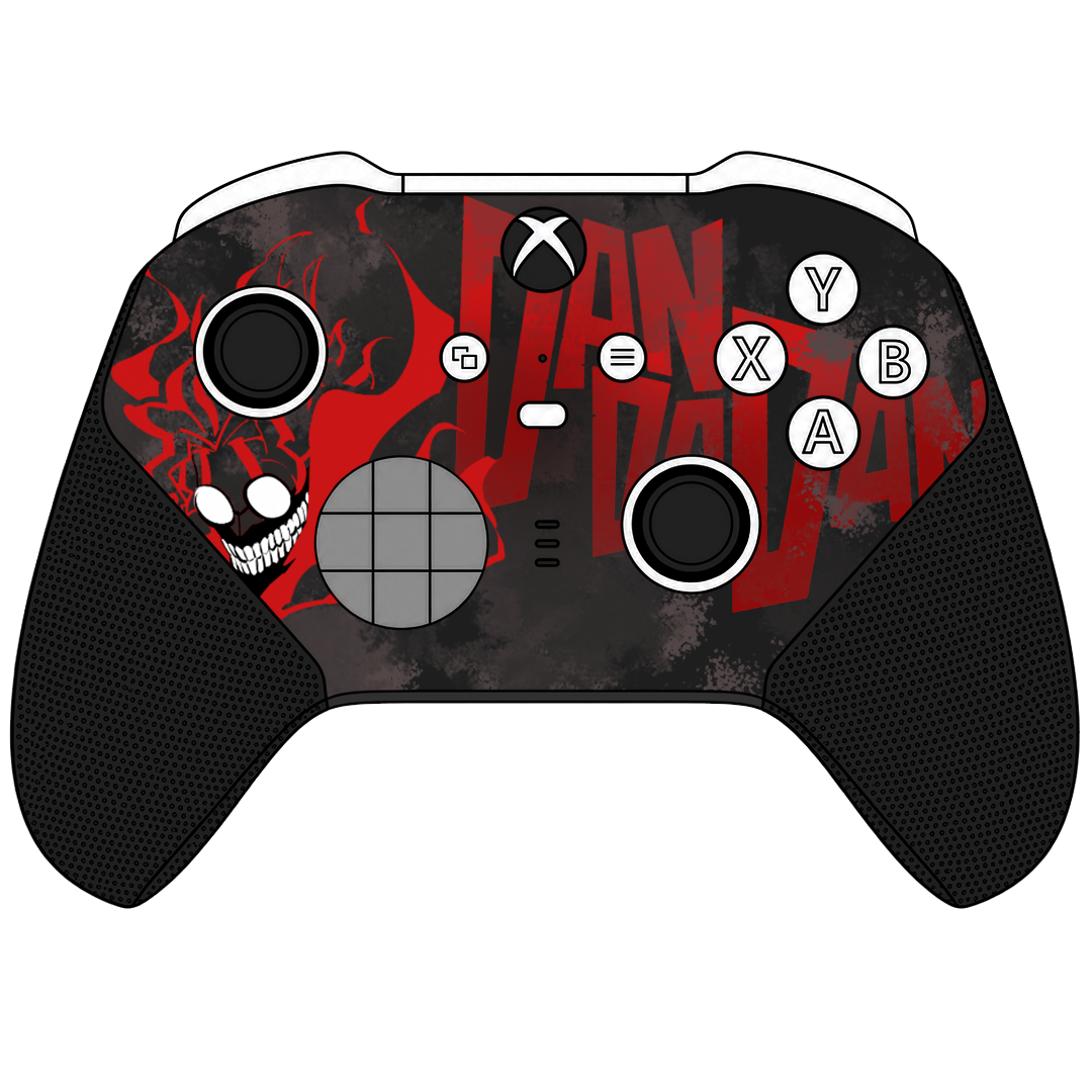Custom Airbrush Controller Microsoft Xbox Series X - Xbox One S - Elite - Anime Dandadan Animation action Cool