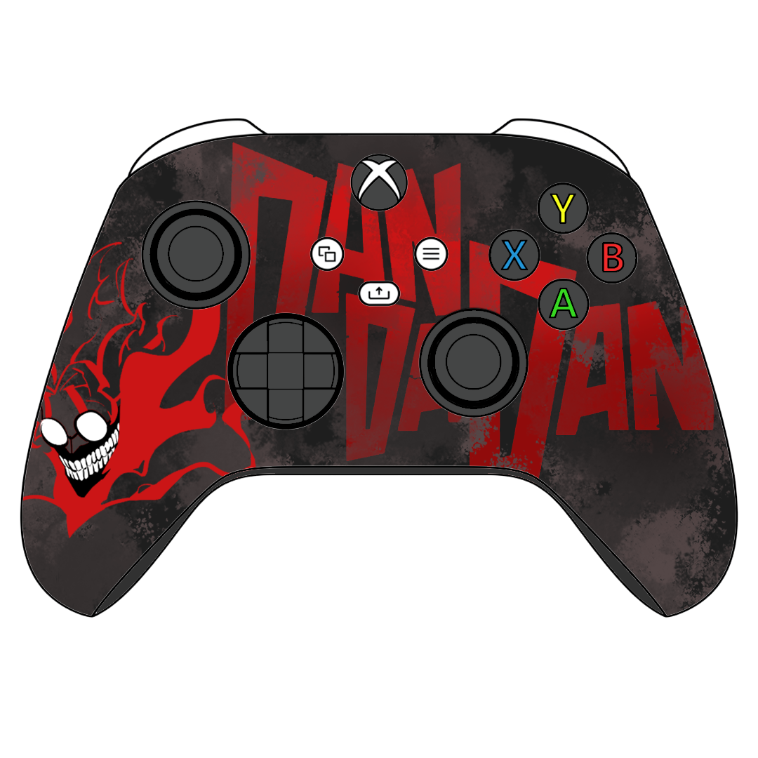 Custom Airbrush Painted Microsoft Xbox Series X XBX - Anime Dandadan  Animation Cool action