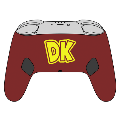 Custom Airbrush Painted Controller Nintendo Switch 2 Two - DK Monkey SSBU Platform Video Game