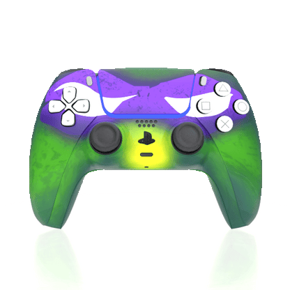 Custom Airbrush Controller Sony Playstation 5 PS5 - Super Hero TMNT Donatello Mikey Raph Leo Turtle Teenage Mutant Ninja