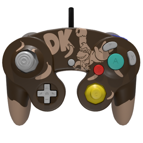 Custom Controller Nintendo Gamecube - Donkey Kong Bananas SSBU Super Smash Bros Ultimate Melee Brawl