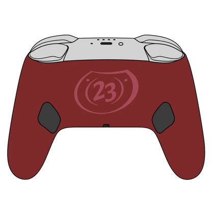 Custom Airbrush Painted Controller Nintendo Switch 2 Two - Dr. Pepper Soda Pop Texas Big Gulp Maroon Burgundy