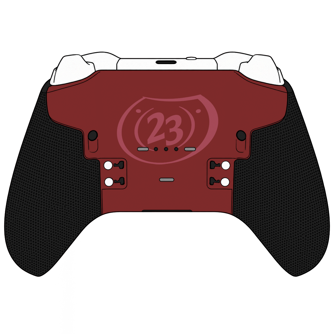 Custom Airbrush Controller Microsoft Xbox Series X - Xbox One S - Elite - Dr. Pepper Soda Pop Texas Big Gulp Maroon Burgundy