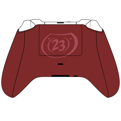 Custom Airbrush Painted Controller Microsoft Xbox Series X  XSX One - Dr. Pepper Soda Pop Texas Big Gulp Maroon Burgundy