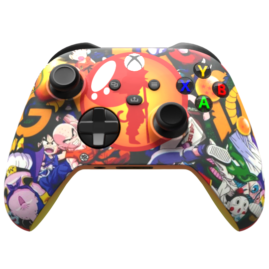 Custom Controller Microsoft Xbox Series X - Xbox One S - Anime Dragon Ball Goku Gohan