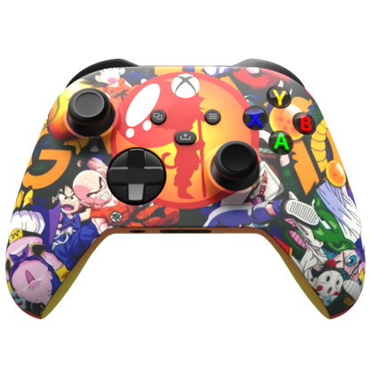 Custom Controller Microsoft Xbox Series X - Xbox One S - Anime Dragon Ball Goku Gohan