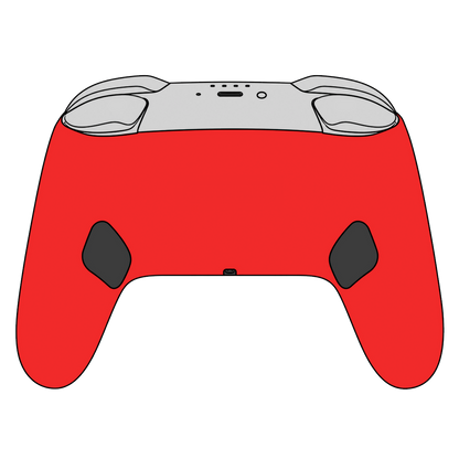 Custom Airbrush Painted Controller Nintendo Switch 2 Two - Duff Man Simpsons Blue Red Beer