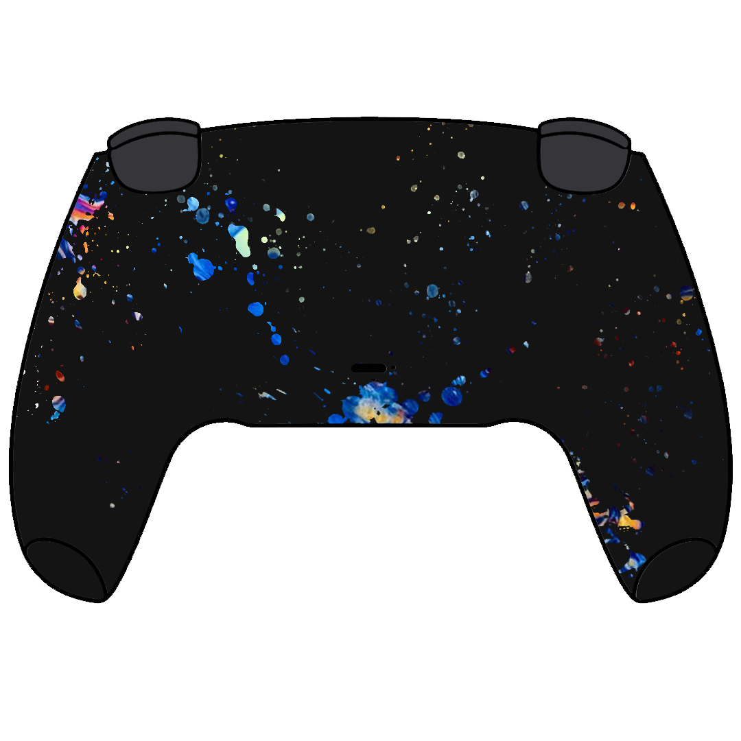 Custom Hydrodip Controller Sony Playstation 5 PS5 - Elegant Oils psychedelic