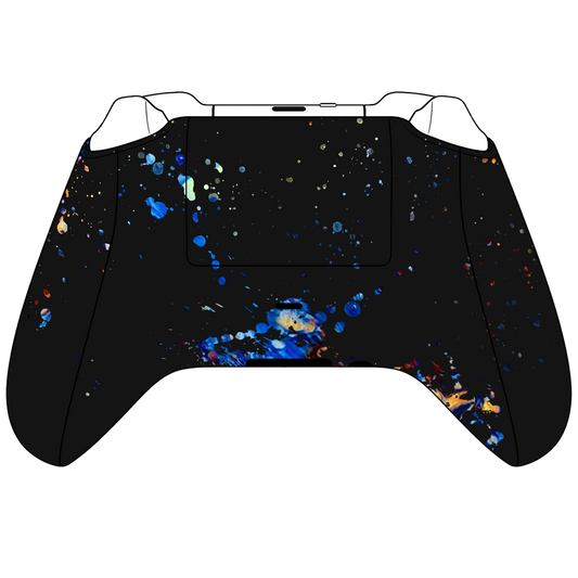 Custom Airbrush Controller Microsoft Xbox Series X - Xbox One S - Elegant Oil Water Trippy Rainbow psychedelic