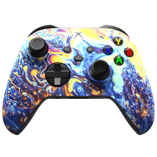 Custom Controller Microsoft Xbox Series X - Xbox One S - Elegant Oils psychedelic