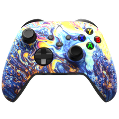 Custom Controller Microsoft Xbox Series X - Xbox One S - Elegant Oils psychedelic