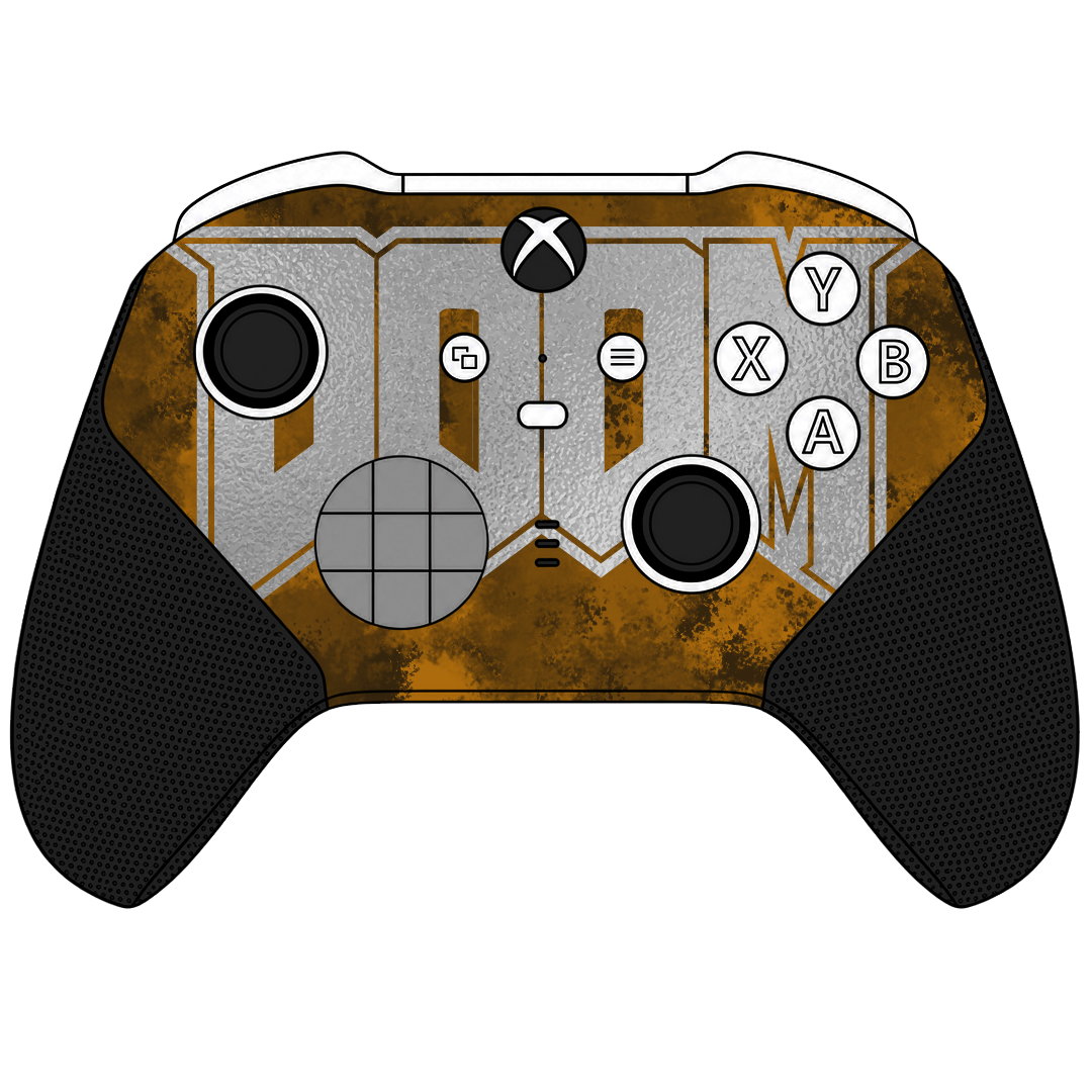 Custom Controller Microsoft Xbox Series X - Xbox One S - Elite- Doom Eternal Slayer Shooter