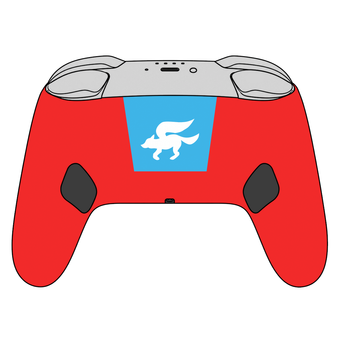 Custom Airbrush Painted Controller Nintendo Switch 2 Two - SSBU Smash Bros Starfox Falco Gaming Scifi Video Games