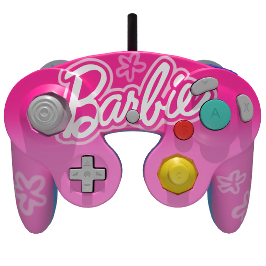Custom Controller Nintendo Gamecube - Barbie Fantastic Plastic