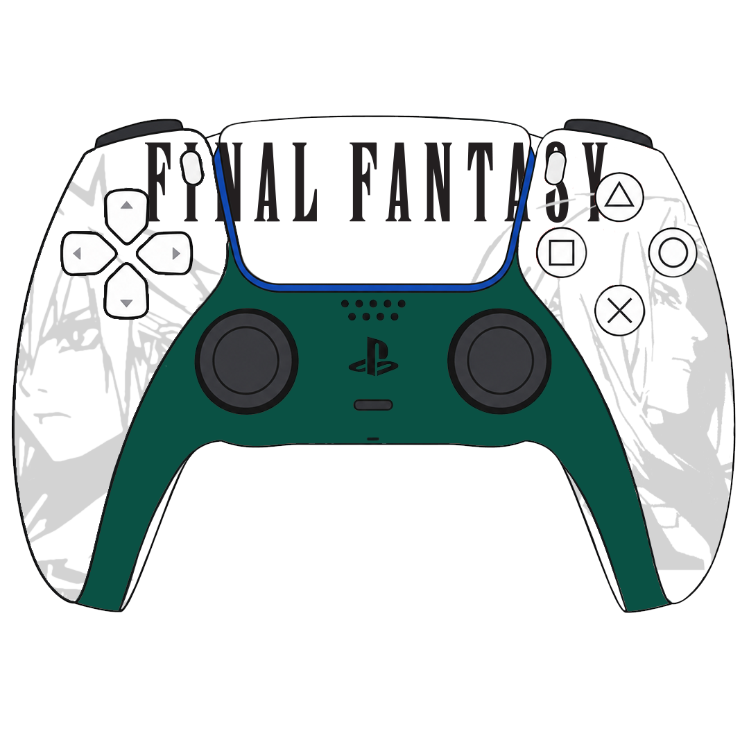 Custom Airbrush Painted Sony PlayStation 5 PS5 - Video Game Final Fantasy Coud Sepiroth RPG Epic