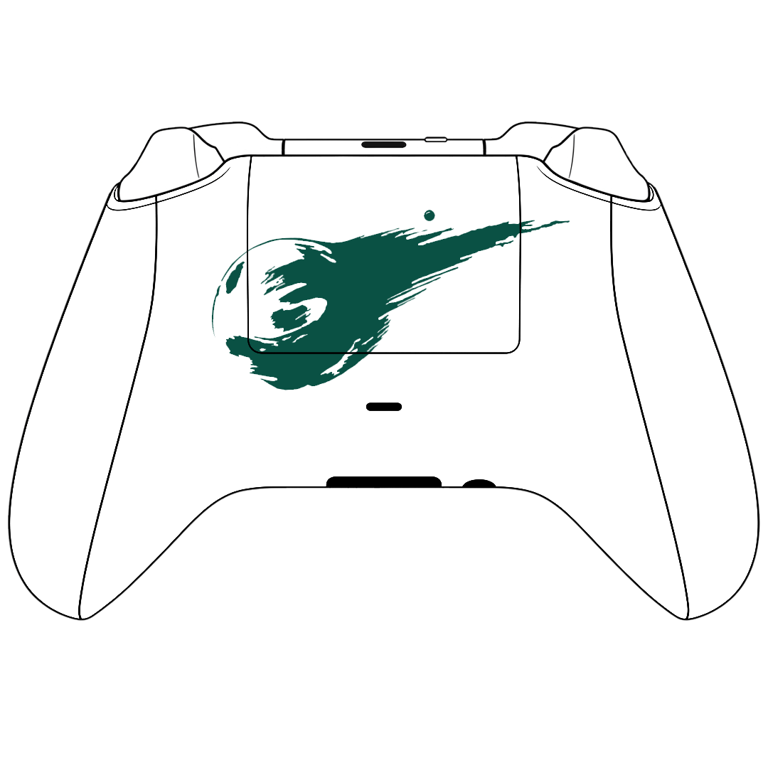 Custom Controller Microsoft Xbox Series X - Xbox One S - Video Game Final Fantasy Coud Sepiroth RPG Epic
