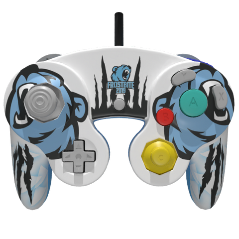 Custom Controller Nintendo Gamecube - Frostbite 2019 Competitive Gaming Tournament