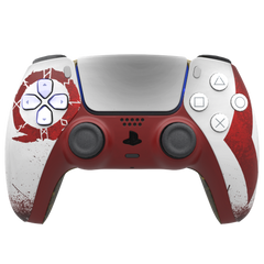 Custom Airbrushed Controller Sony Playstation 5 PS5 - God of War Omega Kratos