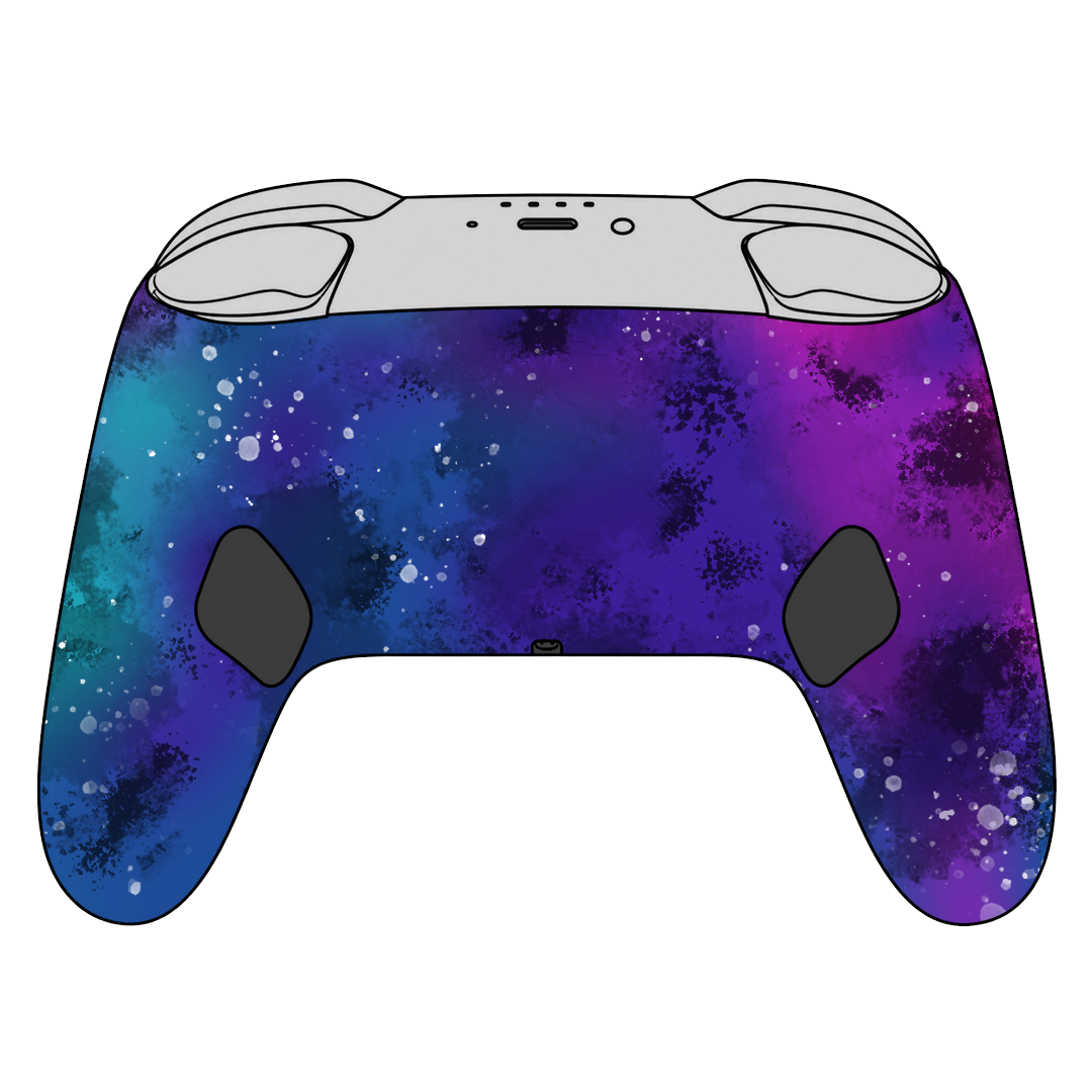 Custom Airbrush Painted Controller Nintendo Switch 2 Two - Galaxy Space Stars Universe