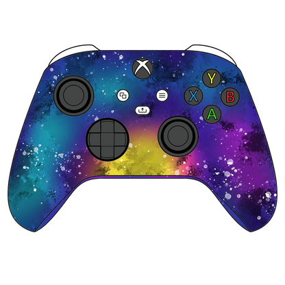 Custom Airbrushed Controller Microsoft Xbox Series X - Xbox One S - Galaxy Space Stars Universe
