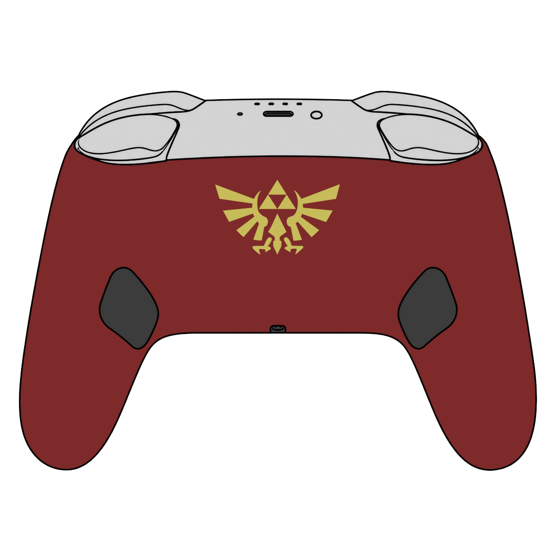 Custom Airbrush Painted Controller Nintendo Switch 2 Two - SSBU Smash Bros Anime LoZ Villain Legend of Zelda Evil