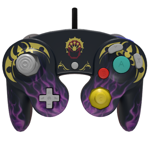 Custom Controller Nintendo Gamecube - Ganon SSBU LoZ Legend of Zelda Super Smash Bros. Melee Ultimate Brawl
