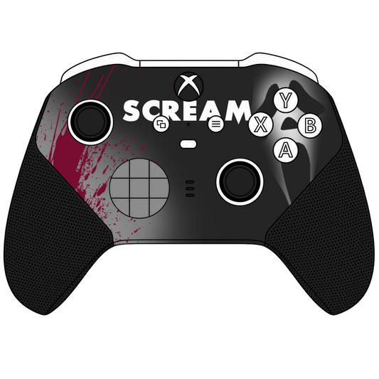 Custom Controller Microsoft Xbox One Series 2 Elite - Scream Ghost Face Stab Dead By Daylight