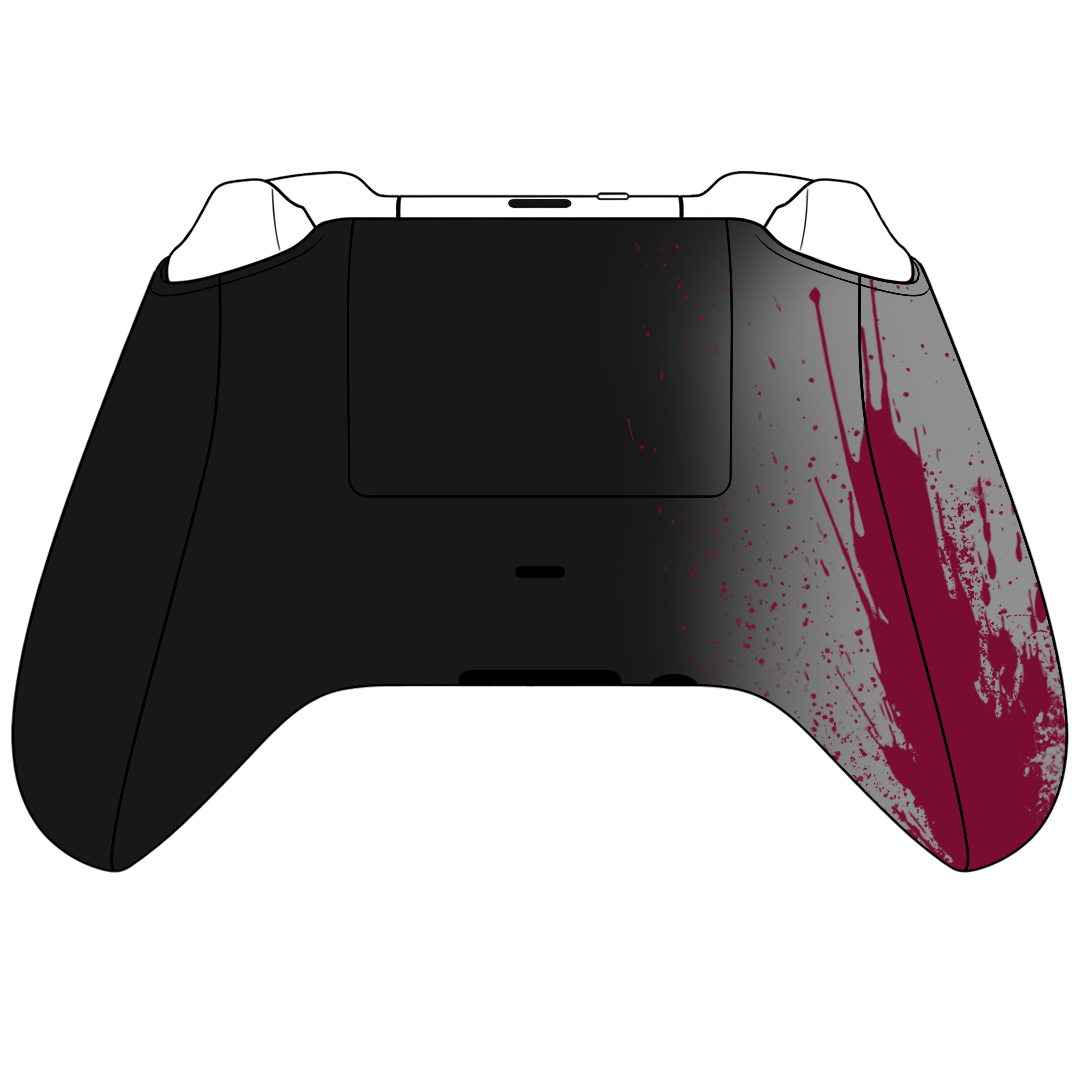 Custom Airbrush Painted Microsoft Xbox Series X XBX - Scream Ghost Face Stab Dead By Daylight