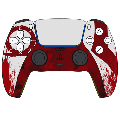 Custom Airbrushed Controller Sony Playstation 5 PS5 - God of War Omega Kratos