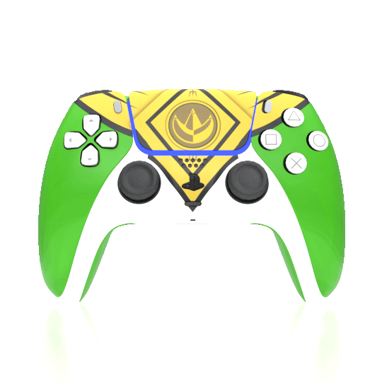 Custom Airbrushed Controller Sony Playstation 5 PS5 - Power Rangers Morphin Time Green