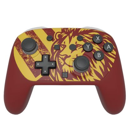 Custom Airbrush Painted Controller Nintendo Switch 2 Two - Harry Potter House Gryffindor