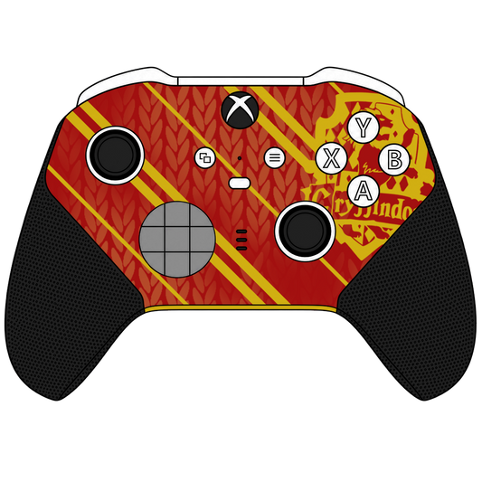 Custom Airbrush Controller Microsoft Xbox Series X - Xbox One S - Elite - Harry Potter House Gryffindor