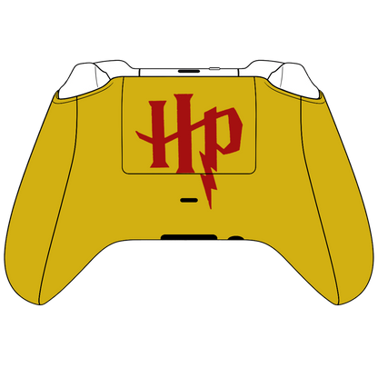 Custom Airbrush Controller Microsoft Xbox Series X - Xbox One S - Harry Potter House Gryffindor
