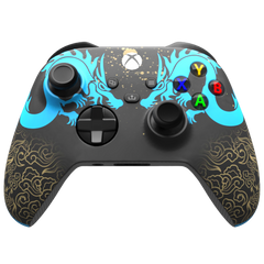 Custom Controller Microsoft Xbox Series X - Xbox One S - Hanzo Shimada Brothers Overwatch Sniper Eye of the Dragon Japanese FPS First Person Shooter