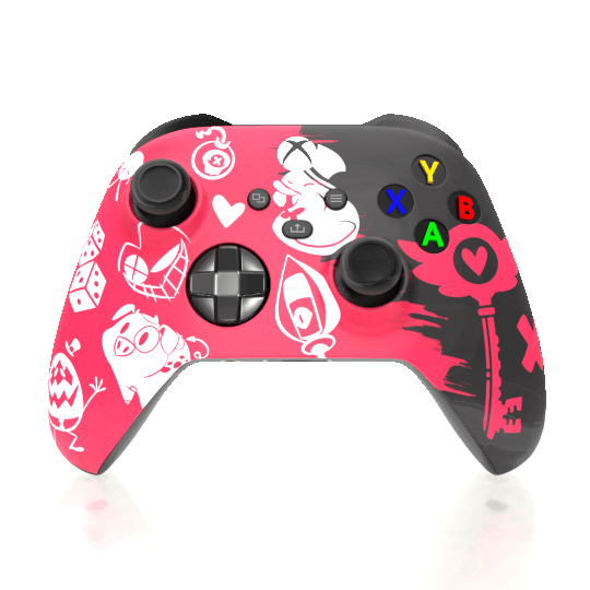 Custom Airbrush Painted Microsoft Xbox Series X XBX - Hazbin Hotel Heavenbound Demons Angels Cute Rubber Ducky