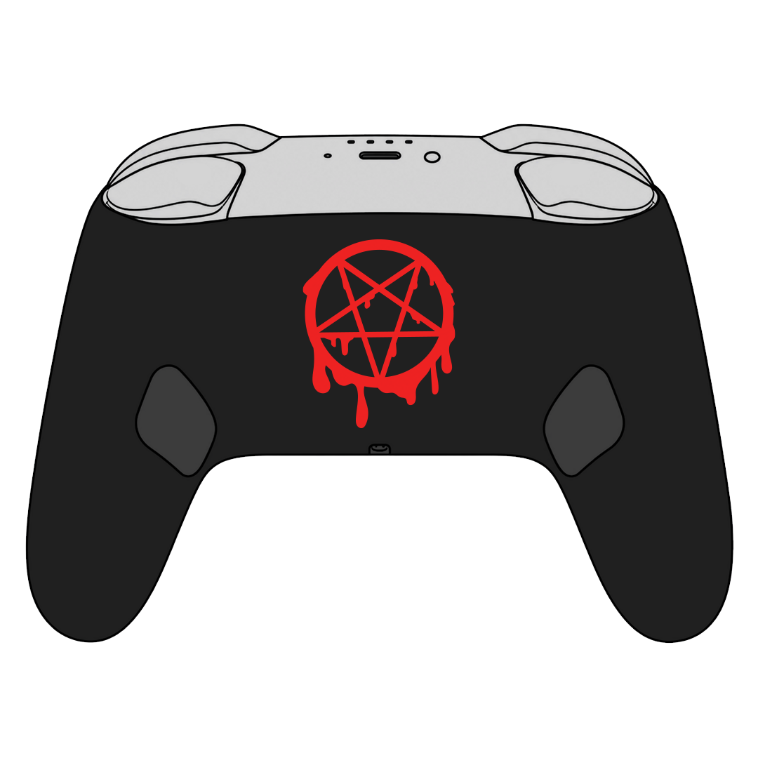 Custom Airbrush Painted Controller Nintendo Switch 2 Two - Hazbin Hotel Heavenbound Demons Angels Cute Rubber Ducky