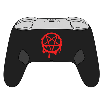 Custom Airbrush Painted Controller Nintendo Switch 2 Two - Hazbin Hotel Heavenbound Demons Angels Cute Rubber Ducky
