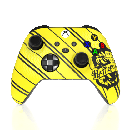 Custom Airbrushed Controller Microsoft Xbox Series X - Xbox One S - Harry Potter House Hufflepuff