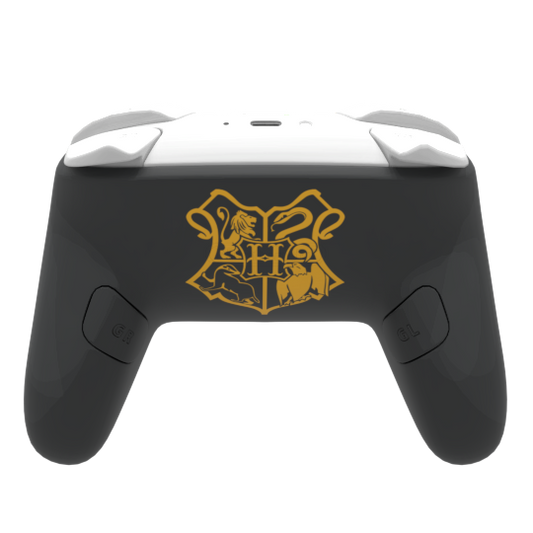 Custom Airbrush Painted Controller Nintendo Switch 2 Two - Harry Potter House Hufflepuff