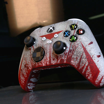 Custom Airbrush Controller Microsoft Xbox Series X - Xbox One S - Voorhees Jason Masked Murder Camp Crystal Lake Friday 13th