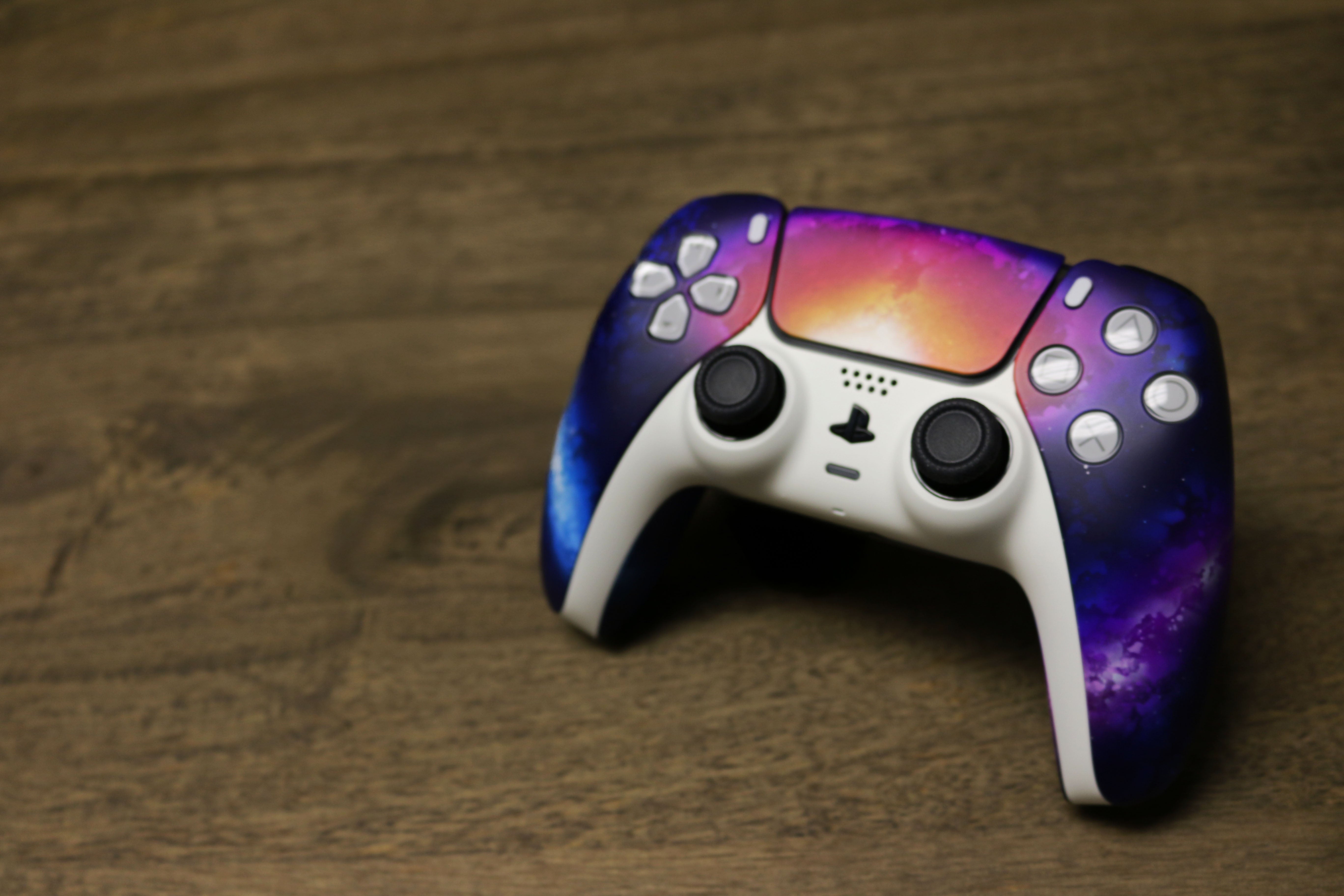 Custom Airbrushed Controller Sony Playstation 5 PS5 - Galaxy Space Stars Universe