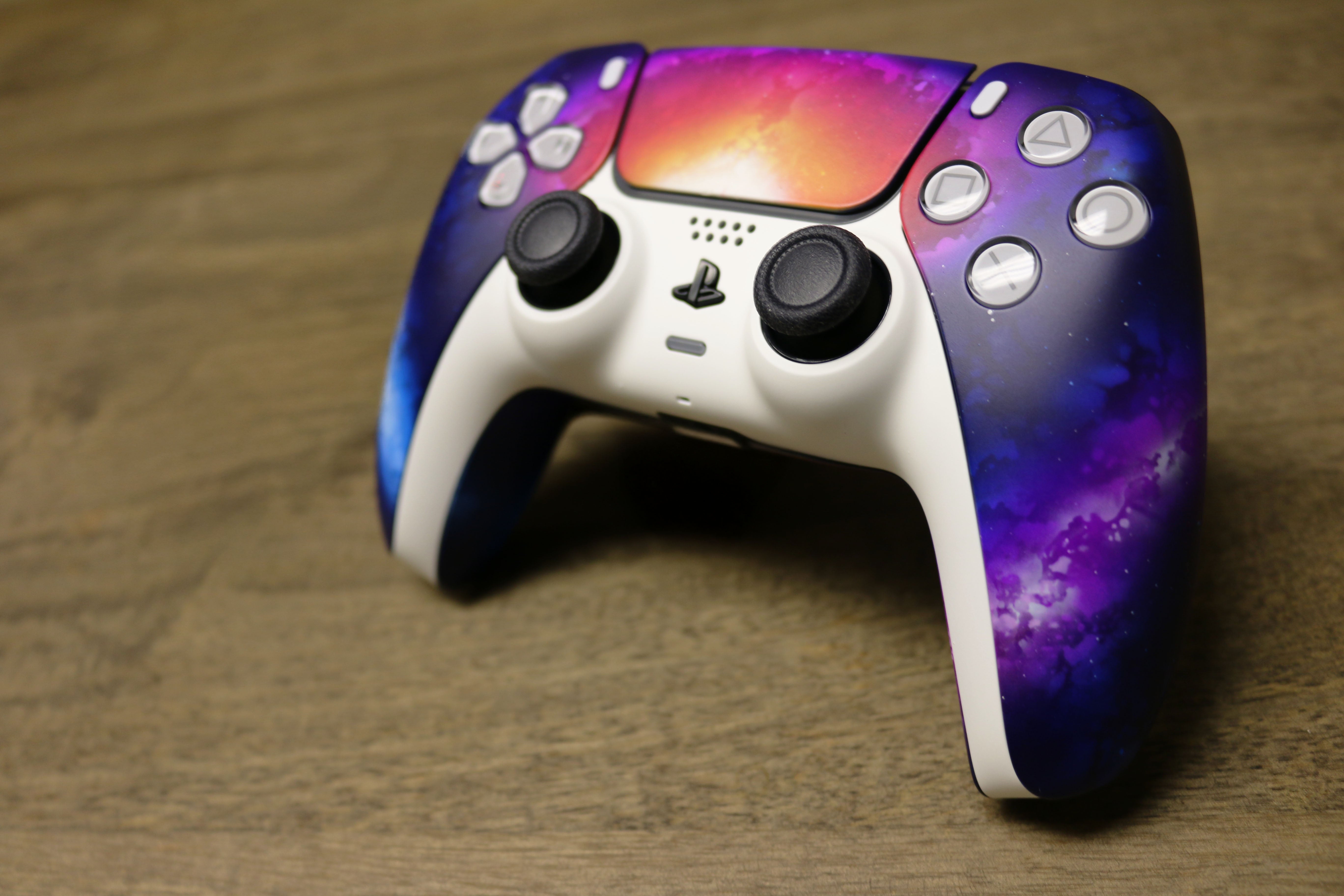 Custom Airbrushed Controller Sony Playstation 5 PS5 - Galaxy Space Stars Universe