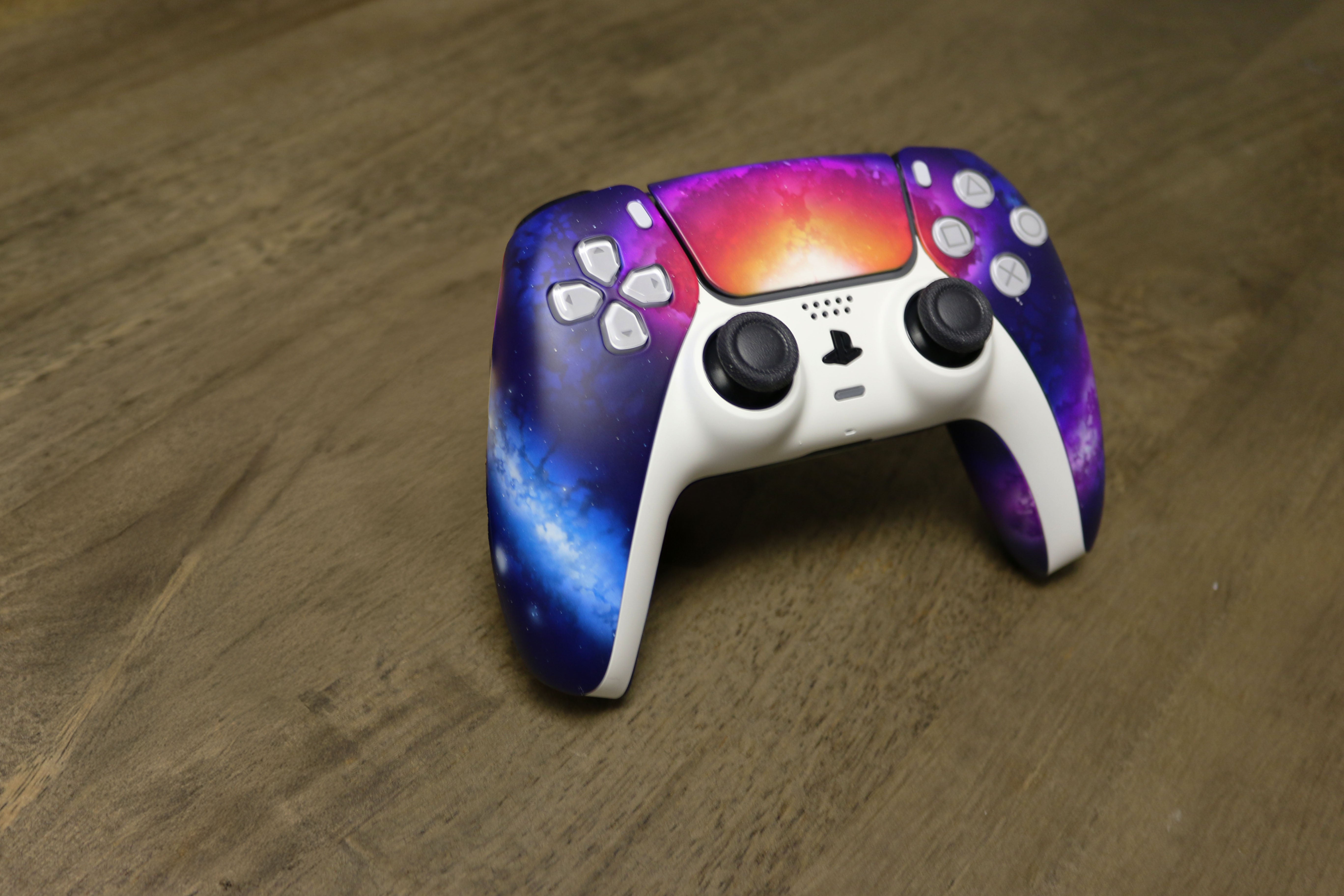 Custom Airbrushed Controller Sony Playstation 5 PS5 - Galaxy Space Stars Universe