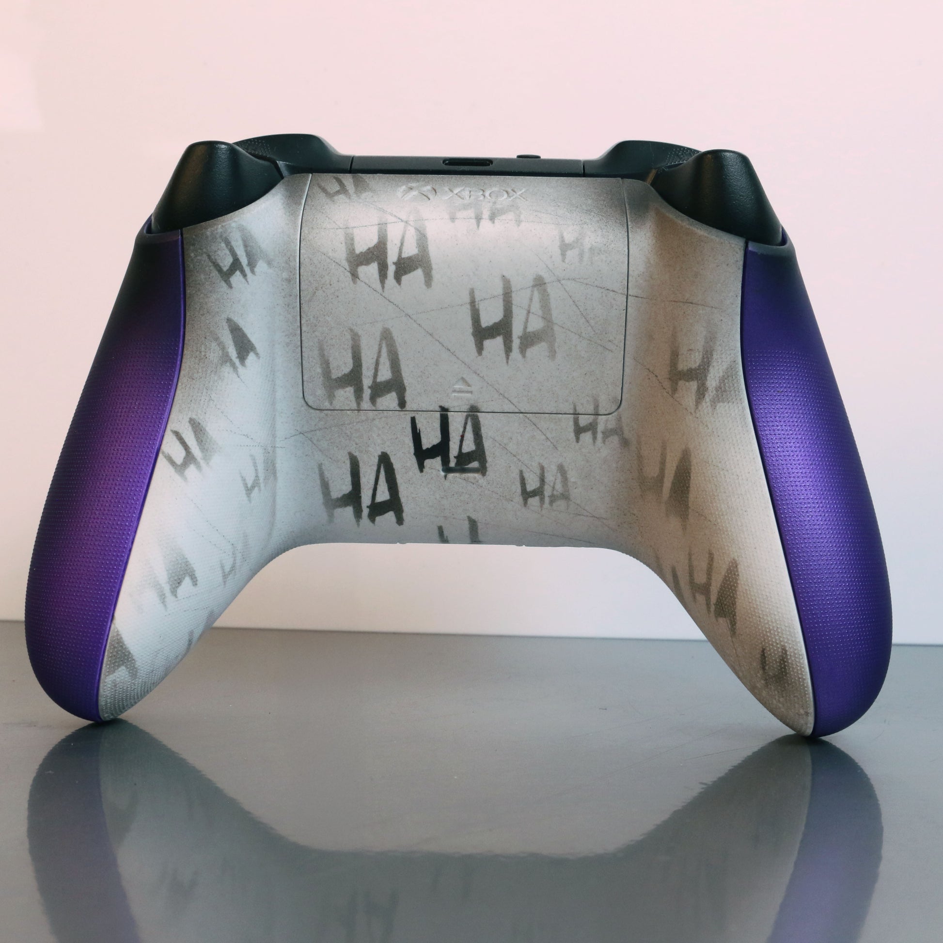 Custom Airbrush Controller Microsoft Xbox Series X - Xbox One S - Why So Serious Joker Drip Bat Man